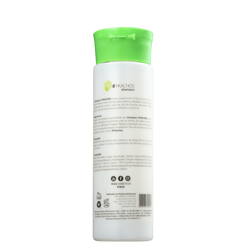 YKAS #Ykachos - Shampoo Low Poo 300ml