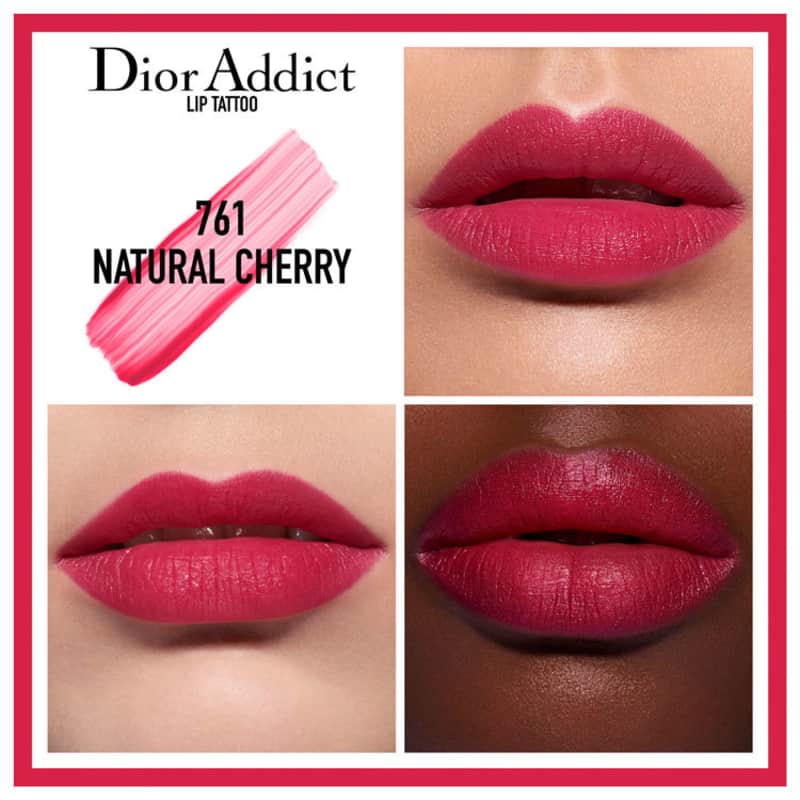 Dior Addict Lip Tattoo 761 Natural Cherry - Batom Líquido 6ml