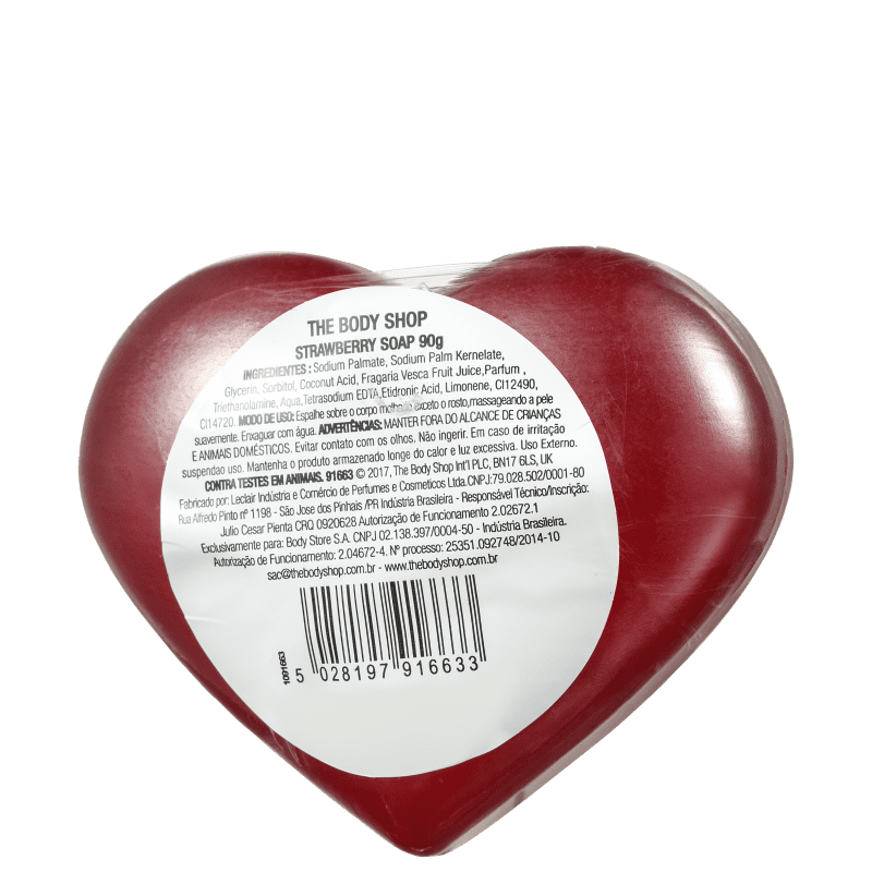 The Body Shop Coração Mais Amor - Sabonete em Barra 90g