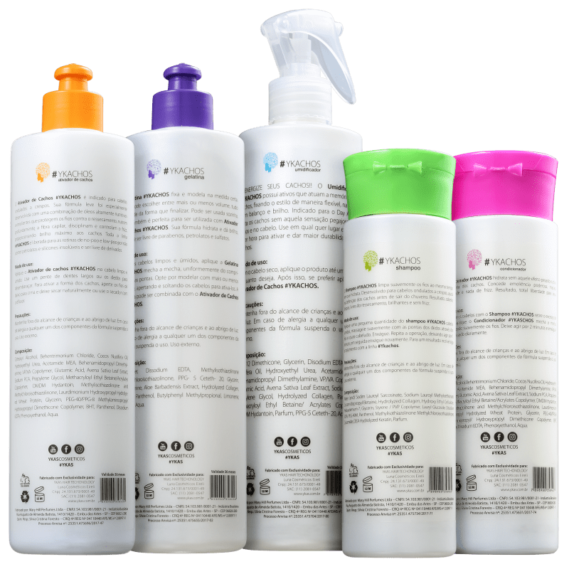 Kit YKAS #Ykachos Full (5 Produtos)