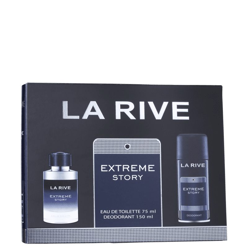 Conjunto Extreme Story La Rive Masculino - Eau de Toilette 75ml + Desodorante 150ml