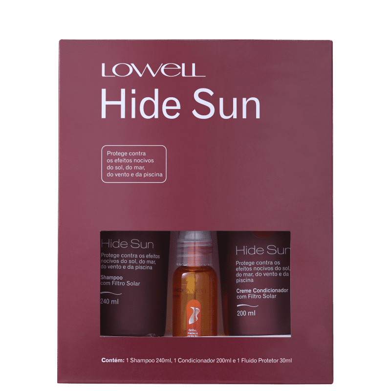 Kit Lowell Hide Sun Trio (3 Produtos)