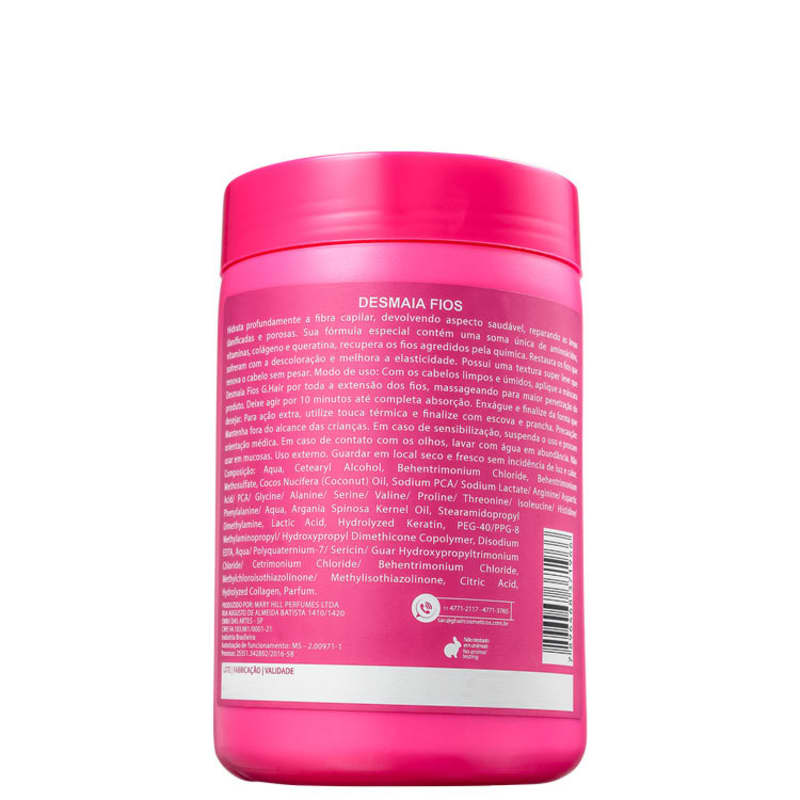 G.Hair Desmaia Fios - Máscara Capilar 1000g