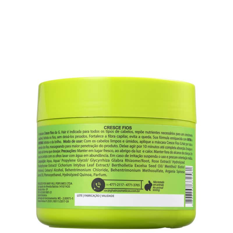 G.Hair Cresce Fios - Máscara Capilar 500g