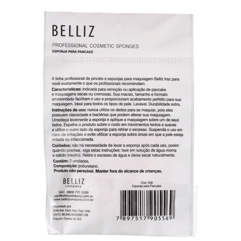 Belliz para Pancake - Esponja
