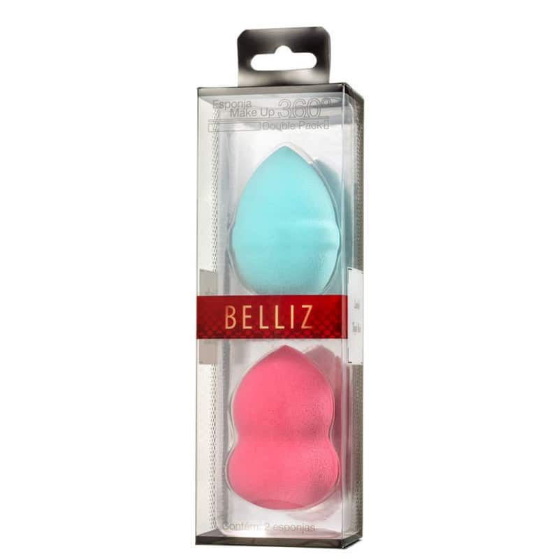 Kit de Esponjas Belliz Make Up 360º Double Pack (2 Produtos)