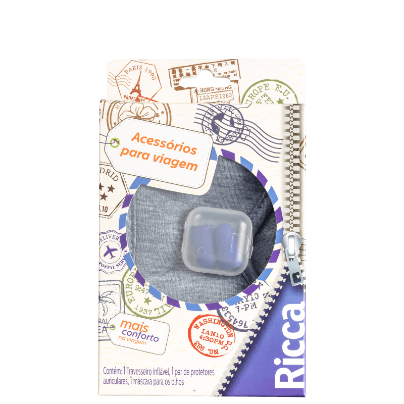 Kit Ricca Acessórios para Viagem (3 Produtos)