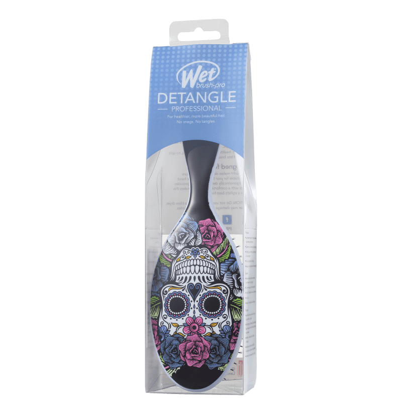 Wet Brush Pro Caveira Roxa - Escova Oval