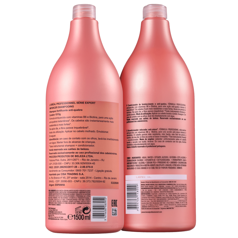 Kit L'Oréal Professionnel Inforcer Serie Expert Salon Duo (2 Produtos)