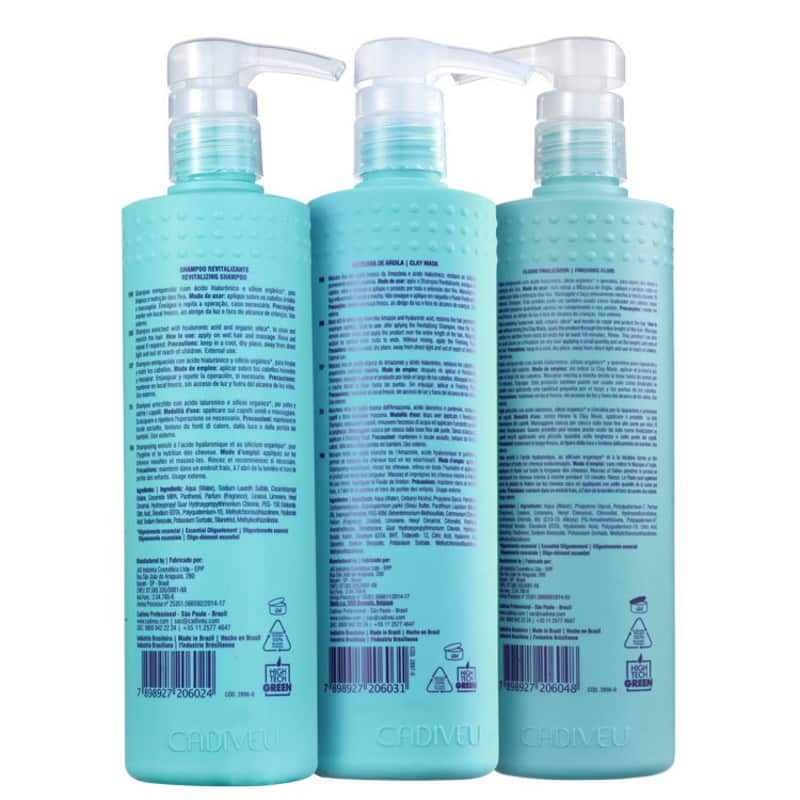 Kit Cadiveu Professional Plástica de Argila Trio Care (3 Produtos)