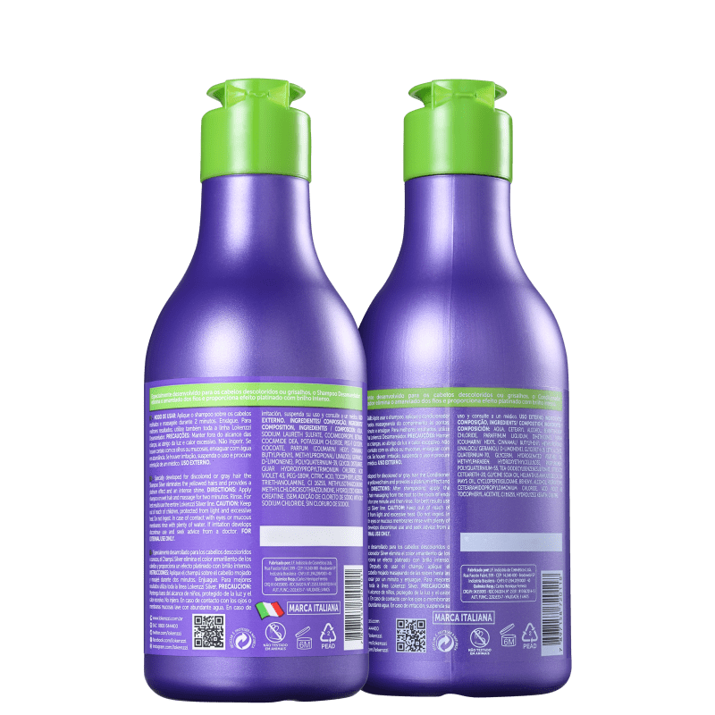 Kit Lokenzzi Silver Desamarelador Duo (2 Produtos)