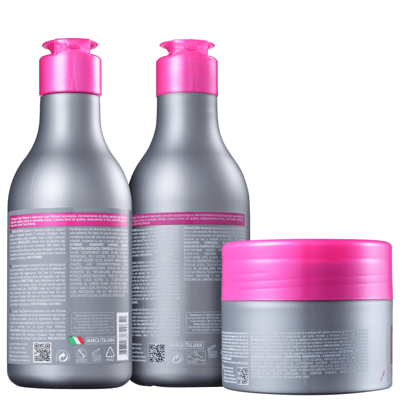 Kit Lokenzzi Total Defense Trio (3 Produtos)
