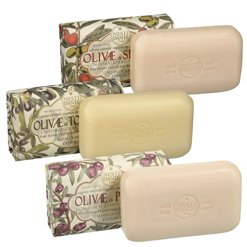 Kit Nesti Dante Olivae - Sabonetes em Barra 3x150g