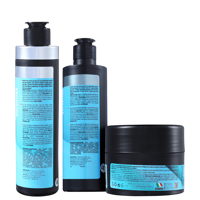 Kit Lokenzzi Ten Cachos Definidos (3 Produtos)