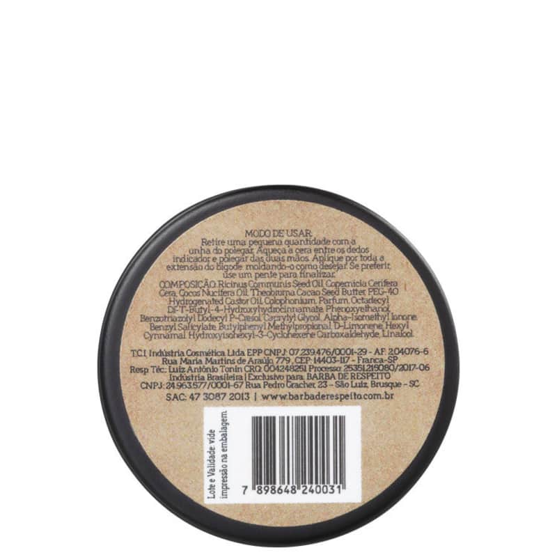 Barba de Respeito - Cera para Bigode 10g