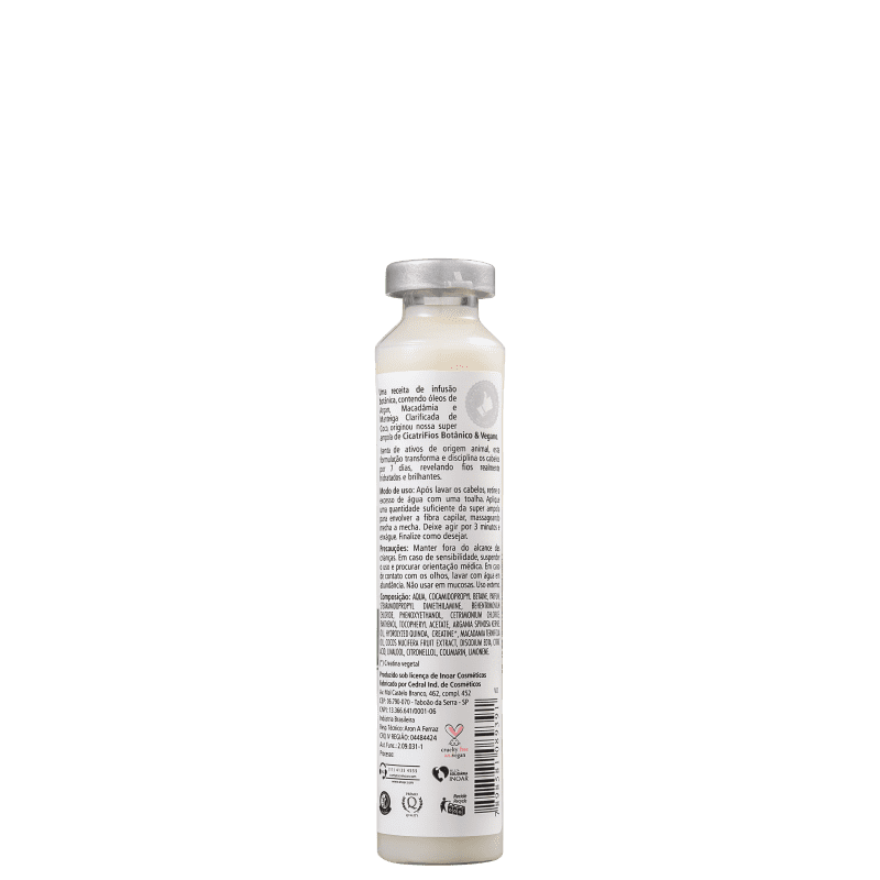 Inoar Cicatrifios Botânico & Vegano Super Ampola - Tratamento Capilar 45ml
