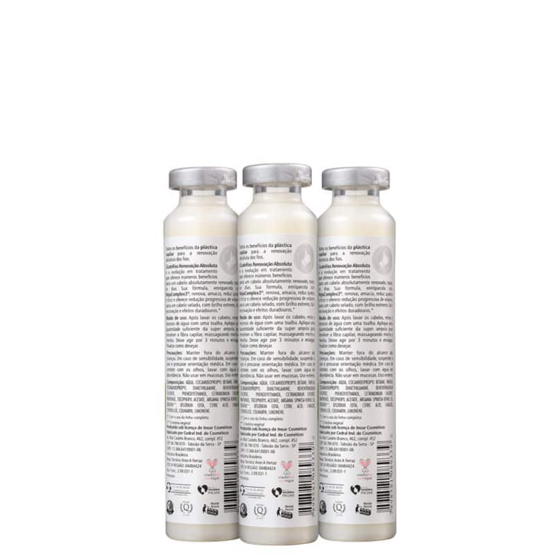 Inoar Cicatrifios Super Ampola Trio - Tratamento Capilar 3x45ml