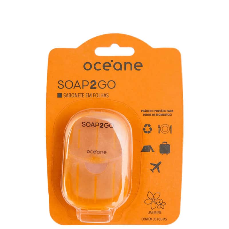 Océane Soap2Go Jasmin - Sabonete em Folhas (30 unidades)