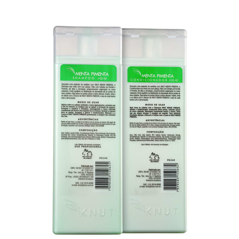 Kit Knut Menta Pimenta Duo (2 Produtos)