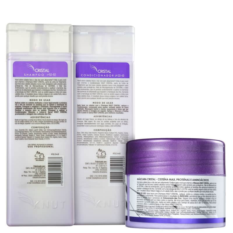 Kit Knut Cristal Trio (3 Produtos)