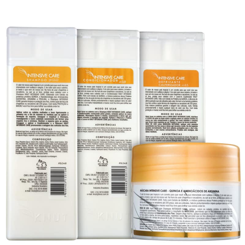 Kit Knut Intensive Care Sem Frizz (4 Produtos)