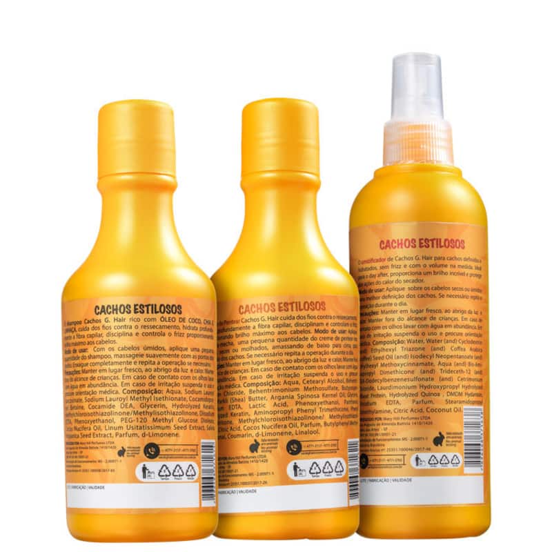 Kit G.Hair Cachos Estilosos (3 Produtos)