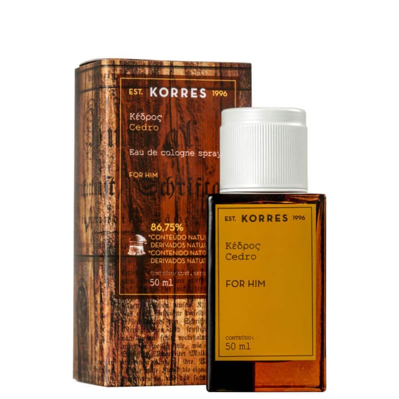 Cedro Korres Eau de Cologne - Perfume Masculino 50ml