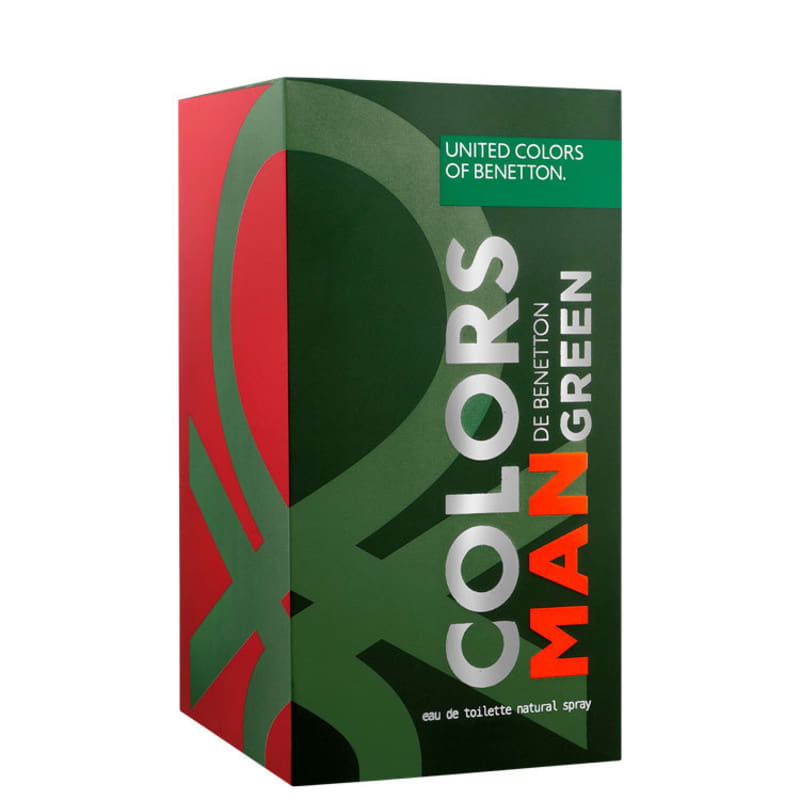 Colors Man Green Benetton Eau de Toilette - Perfume Masculino 60ml