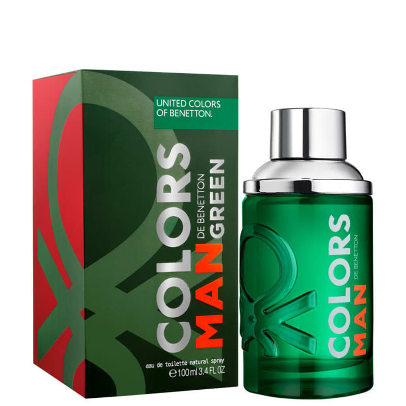 Colors Man Green Benetton Eau de Toilette - Perfume Masculino 100ml
