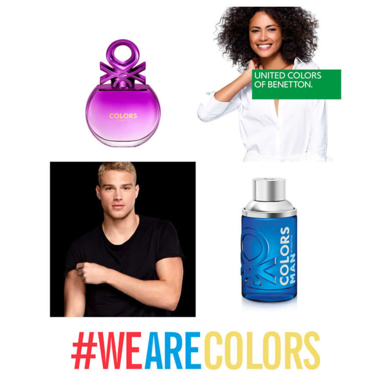 Colors Man Blue Benetton Eau de Toilette - Perfume Masculino 100ml