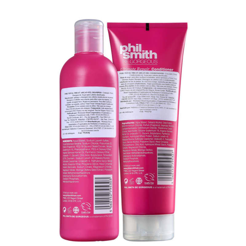 Kit Phil Smith Total Treat Argan Oil Duo (2 Produtos)