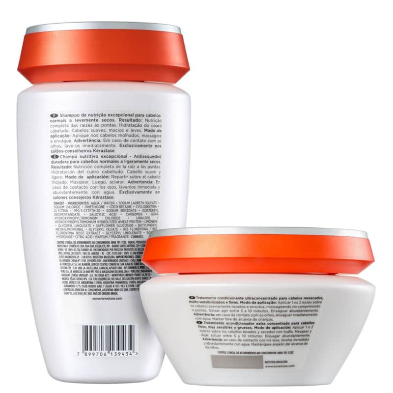 Kit Kérastase Nutritive Satin Masquintense Cabelos Finos (2 Produtos)