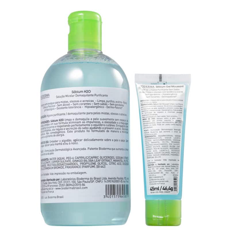 Kit Bioderma Sébium Moussant (2 Produtos)