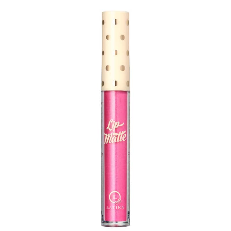Latika Lip Rosa Nº 44 - Batom Líquido Metálico 4ml