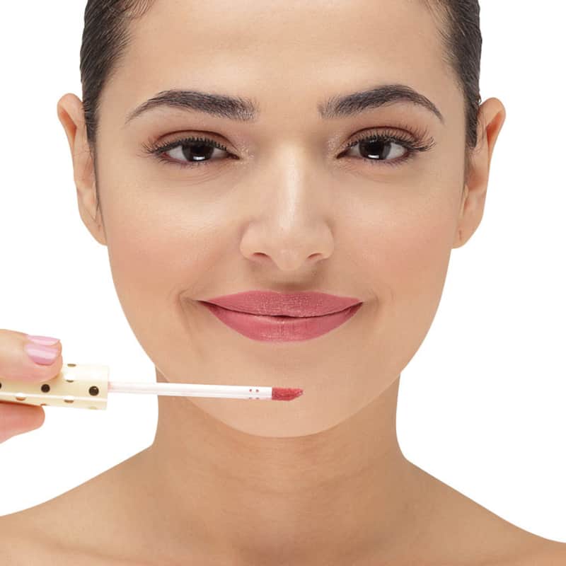 Latika Lip Nude Nº 45 - Batom Líquido Metálico 4ml