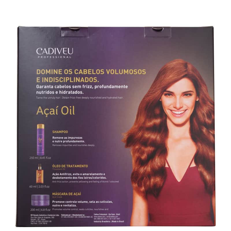 Kit Cadiveu Professional Açaí Oil Treatment (3 Produtos)