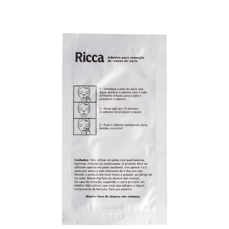 Ricca Faixa Preta Contra os Cravos - Adesivo Removedor de Cravos (3 Unidades)