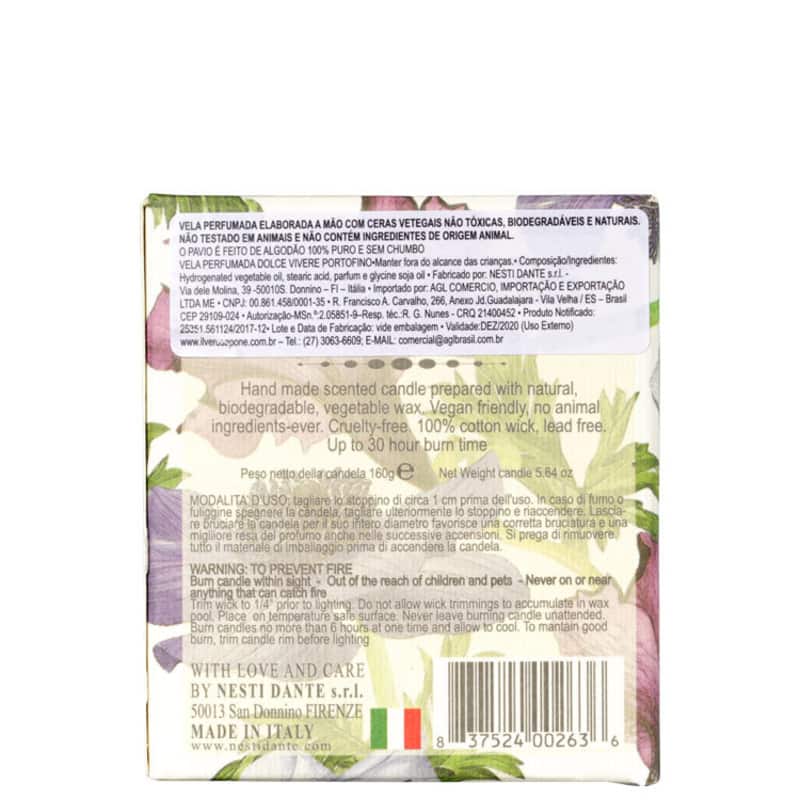 Nesti Dante Dolce Vivere Portofino - Vela Perfumada 160g