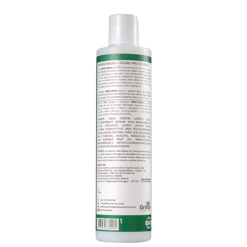 Griffus Vou de Oliva - Shampoo 400ml