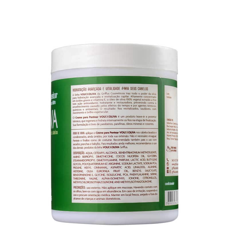 Griffus Vou de Oliva - Creme de Pentear 1100g