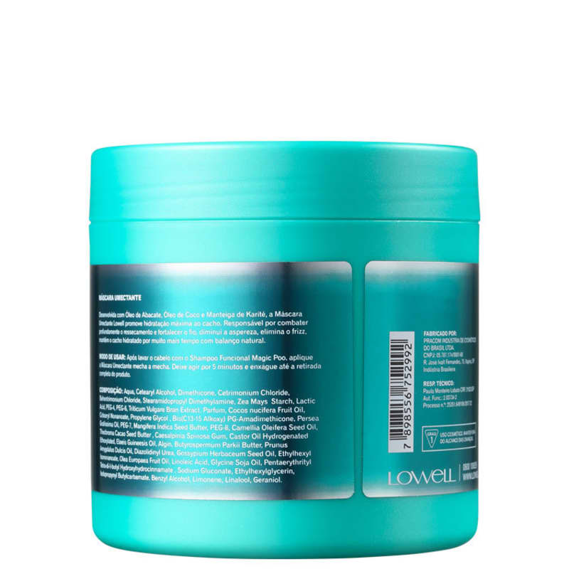 Lowell Cacho Mágico Umectante - Máscara Capilar 450g