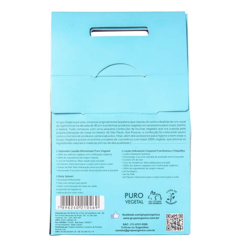 Kit Orgânica Chá Branco e Gengibre Trio (3 Produtos)