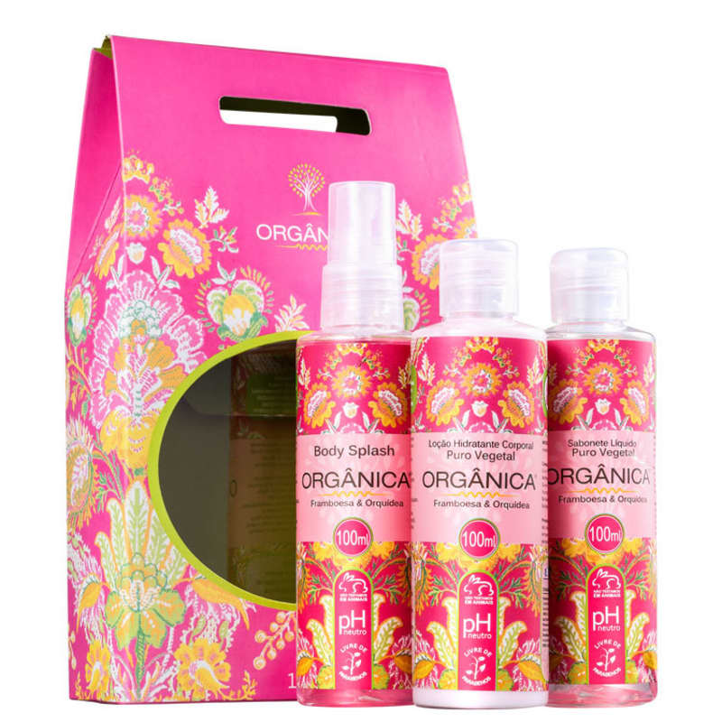 Kit Orgânica Framboesa e Orquídea Trio (3 Produtos)