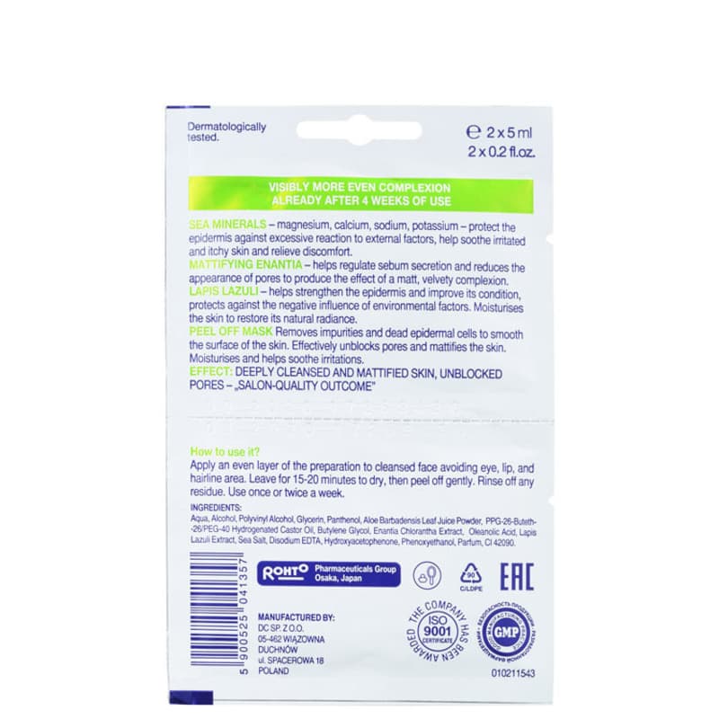 Perfecta Peel-Off - Máscara Facial 2x 5ml