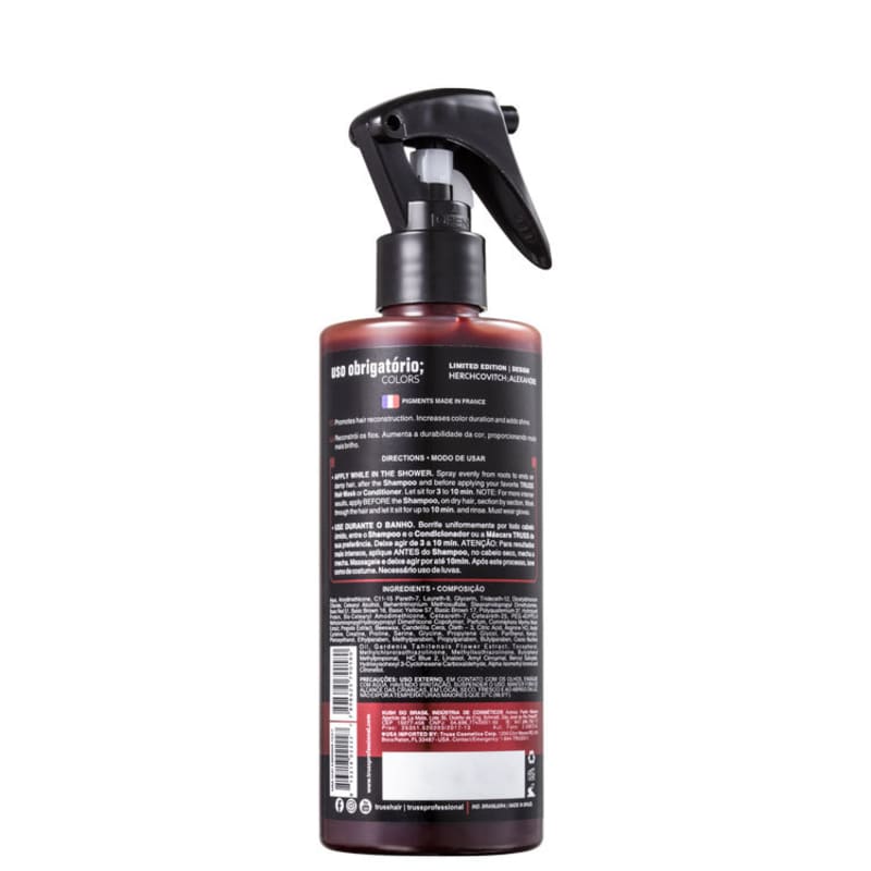 Truss Alexandre Herchcovitch Uso Obrigatório Marsala - Tratamento Reconstrutor 260ml