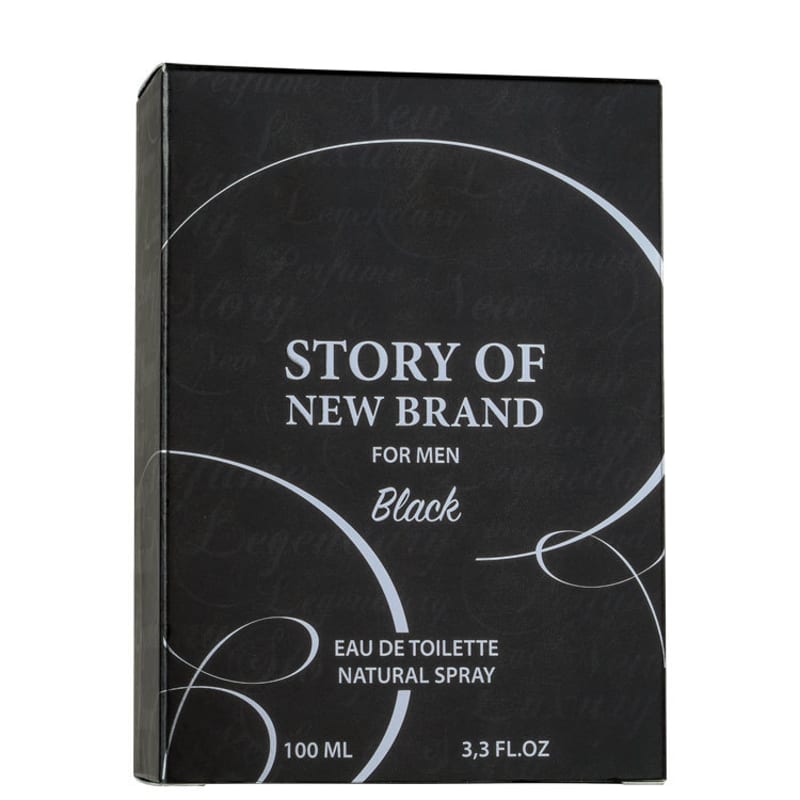 Story of New Brand Black Eau de Toilette - Perfume Masculino 100ml