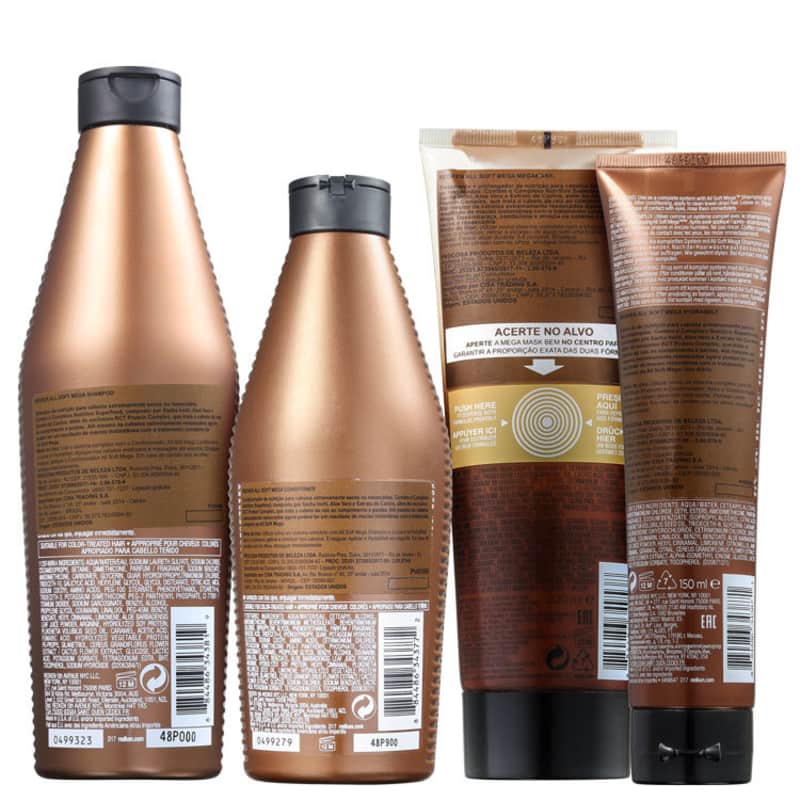 Kit Redken All Soft Mega Full (4 Produtos)