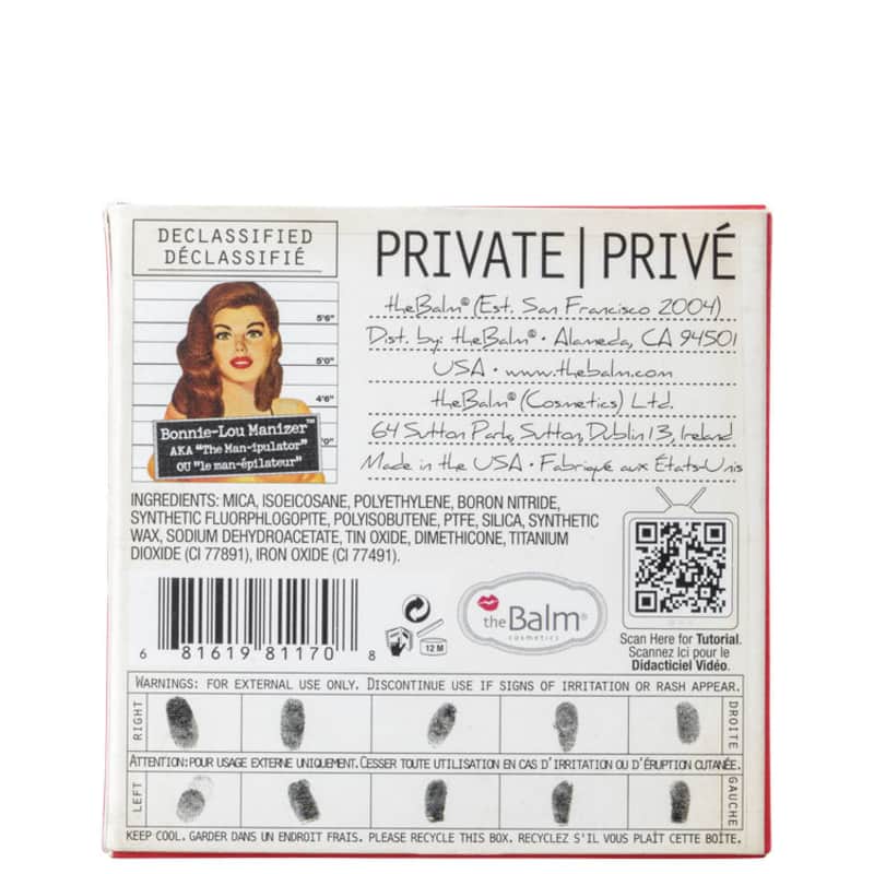 the Balm Manizer Bonnie Lou - Iluminador em Pó 9g