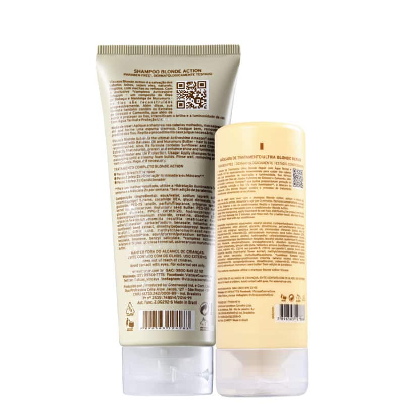 Kit Vizcaya Blonde Action Ultra Repair (2 Produtos)