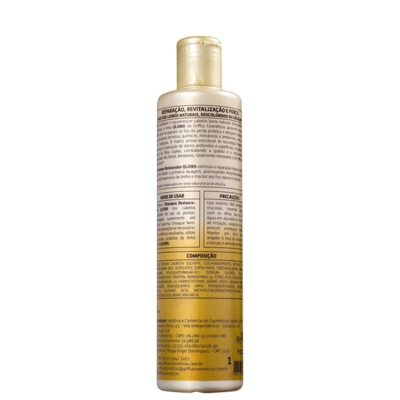 Griffus QLoira - Shampoo Restaurador 300ml
